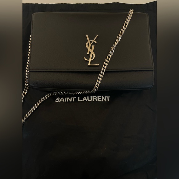 YSL Saint Laurent Large Logo Flap Bag - Picture 4 of 11